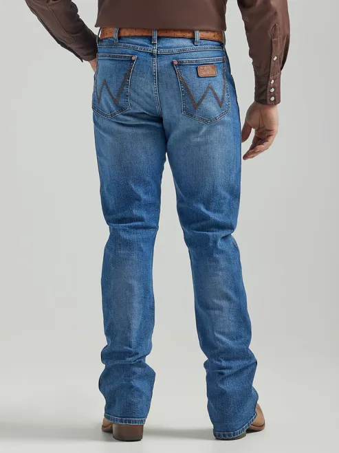 112325733 - Wrangler Men’s Retro Slim Fit Bootcut Jean - Friesian