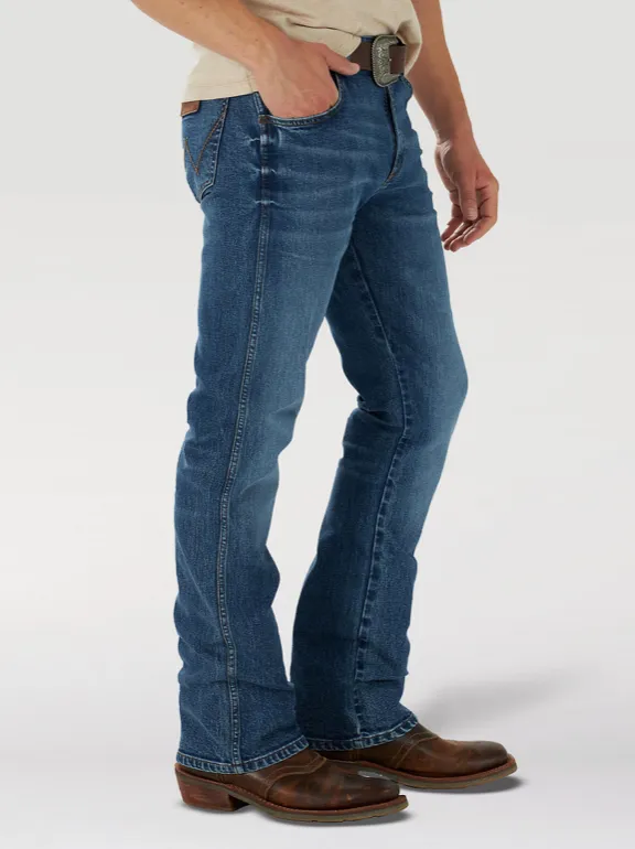77MWZMP - Wrangler Retro Men's Slim Fit Bootcut Jean - Mile Post