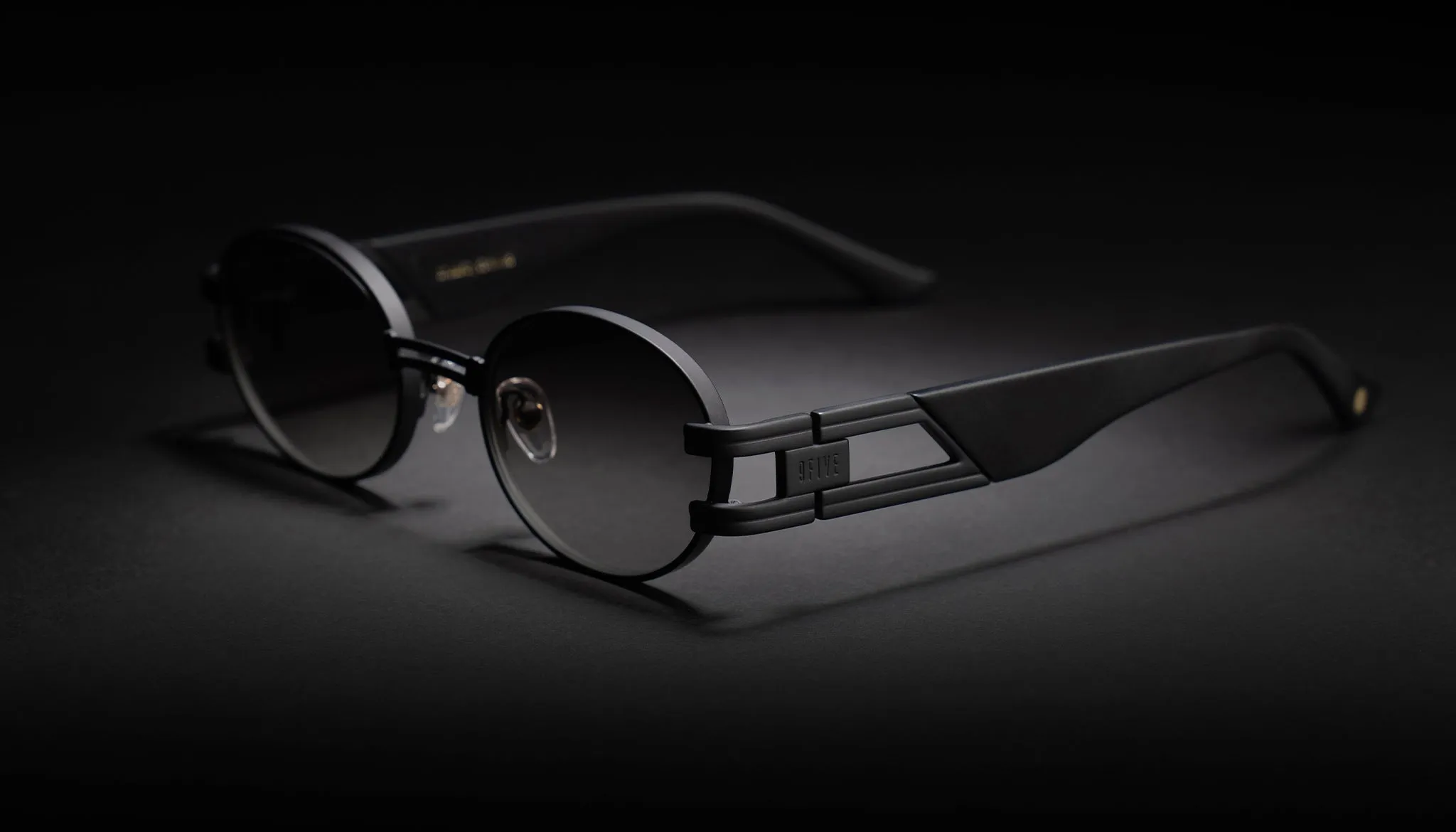 9FIVE St. James XL Matte Blackout Sunglasses