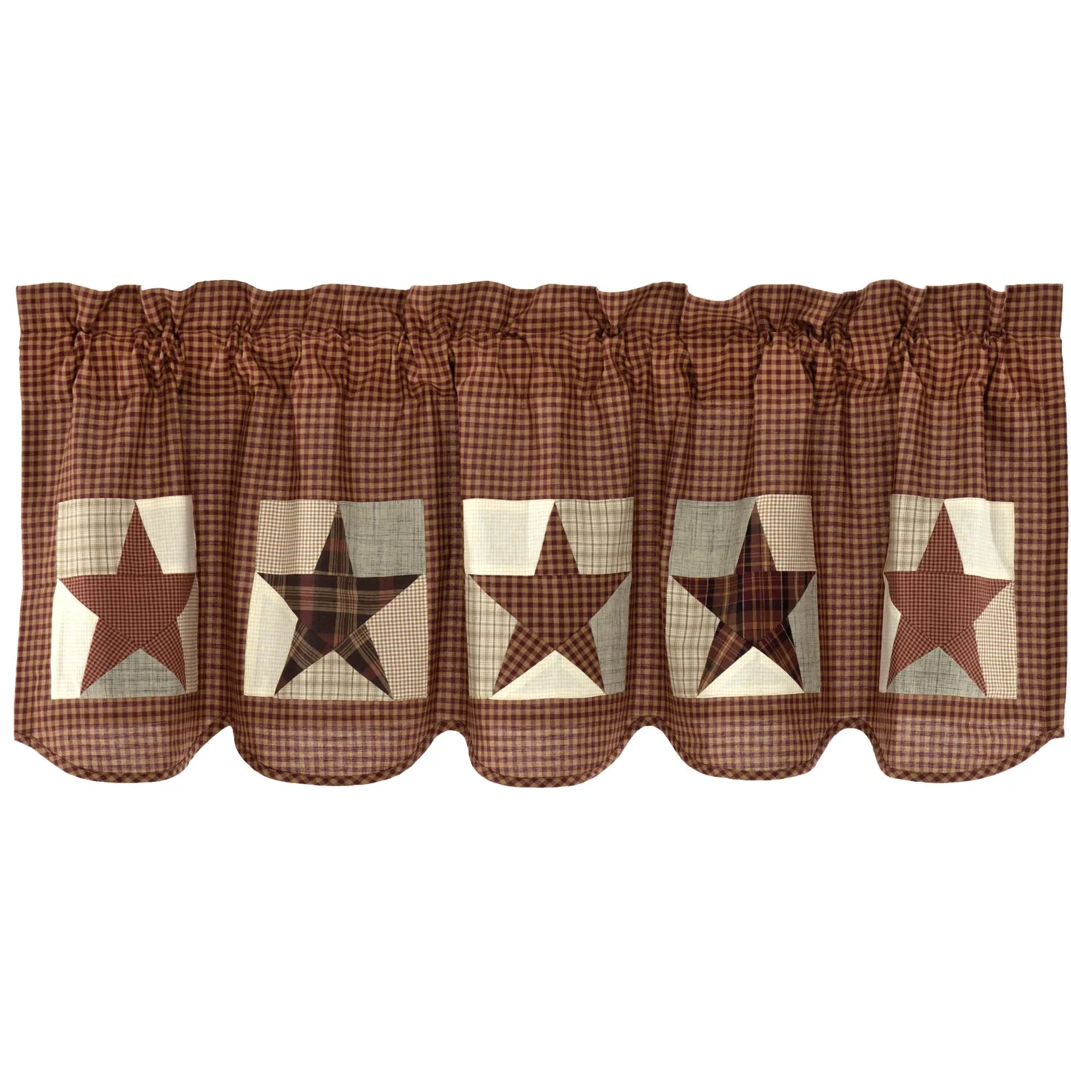 Abilene Patch Block and Star Valance
