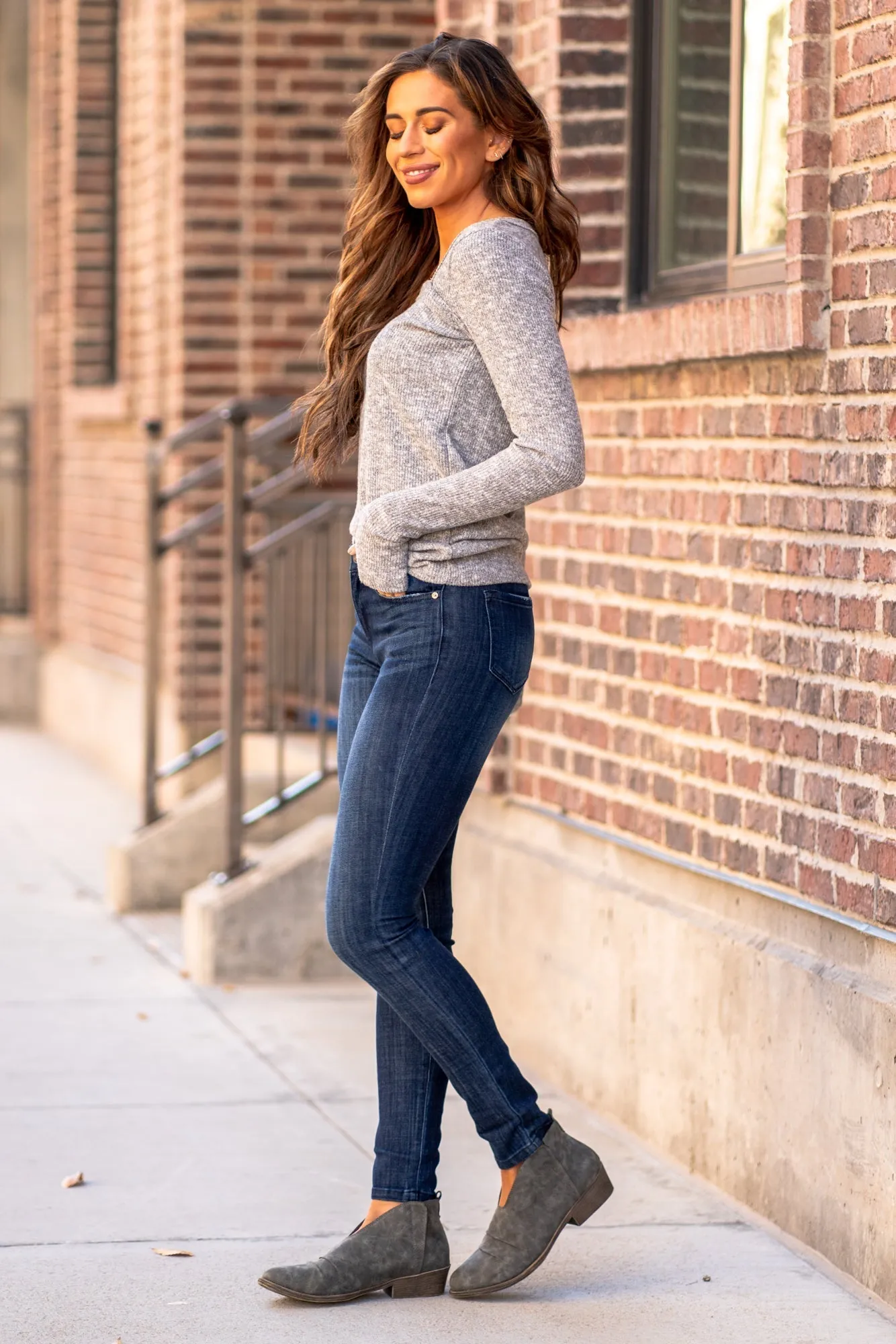 Alexandria Mid Rise Skinny