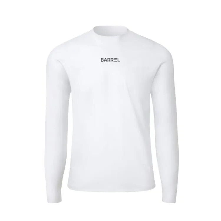 Barrel Mens Essential RelaxFit Rashguard-WHITE
