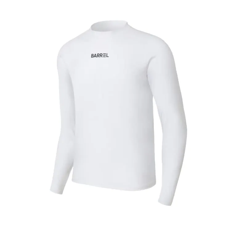 Barrel Mens Essential RelaxFit Rashguard-WHITE