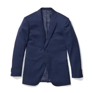 Beacon - Blue Sharkskin Italian Wool Suit
