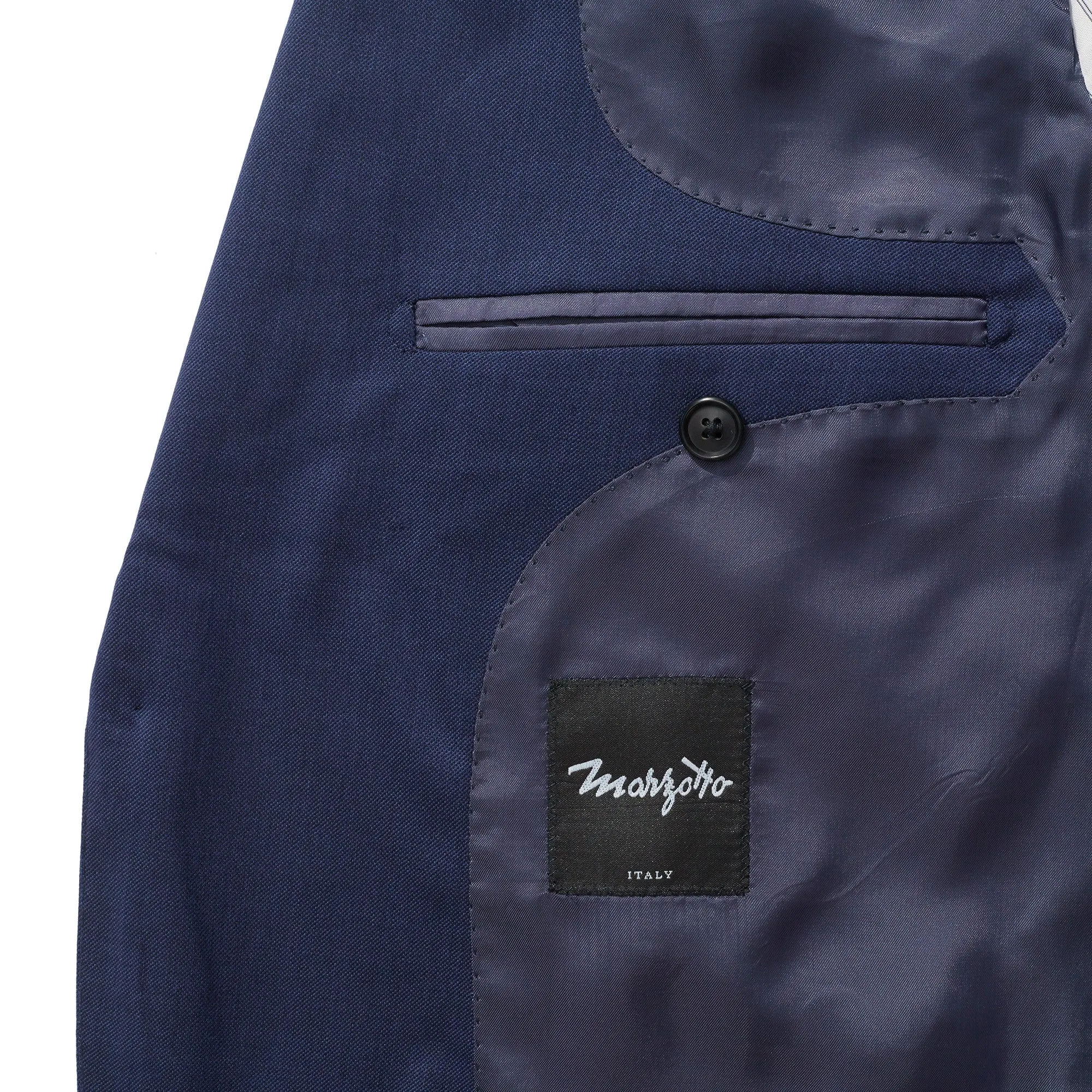 Beacon - Blue Sharkskin Italian Wool Suit