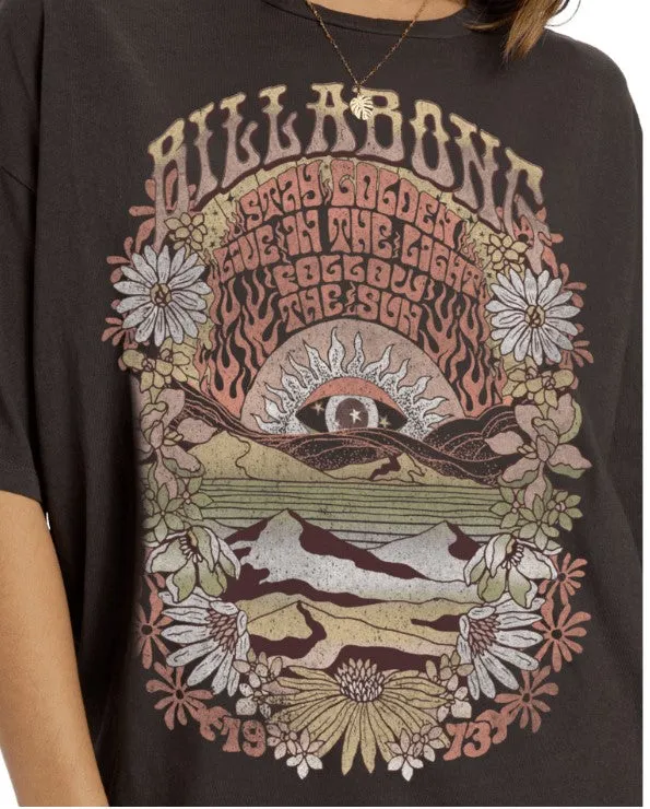 Billabong Golden Times Tee - OFF BLACK