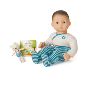 Bitty Baby® Doll #2 in Soft Blue   Bear Friend & Board Book