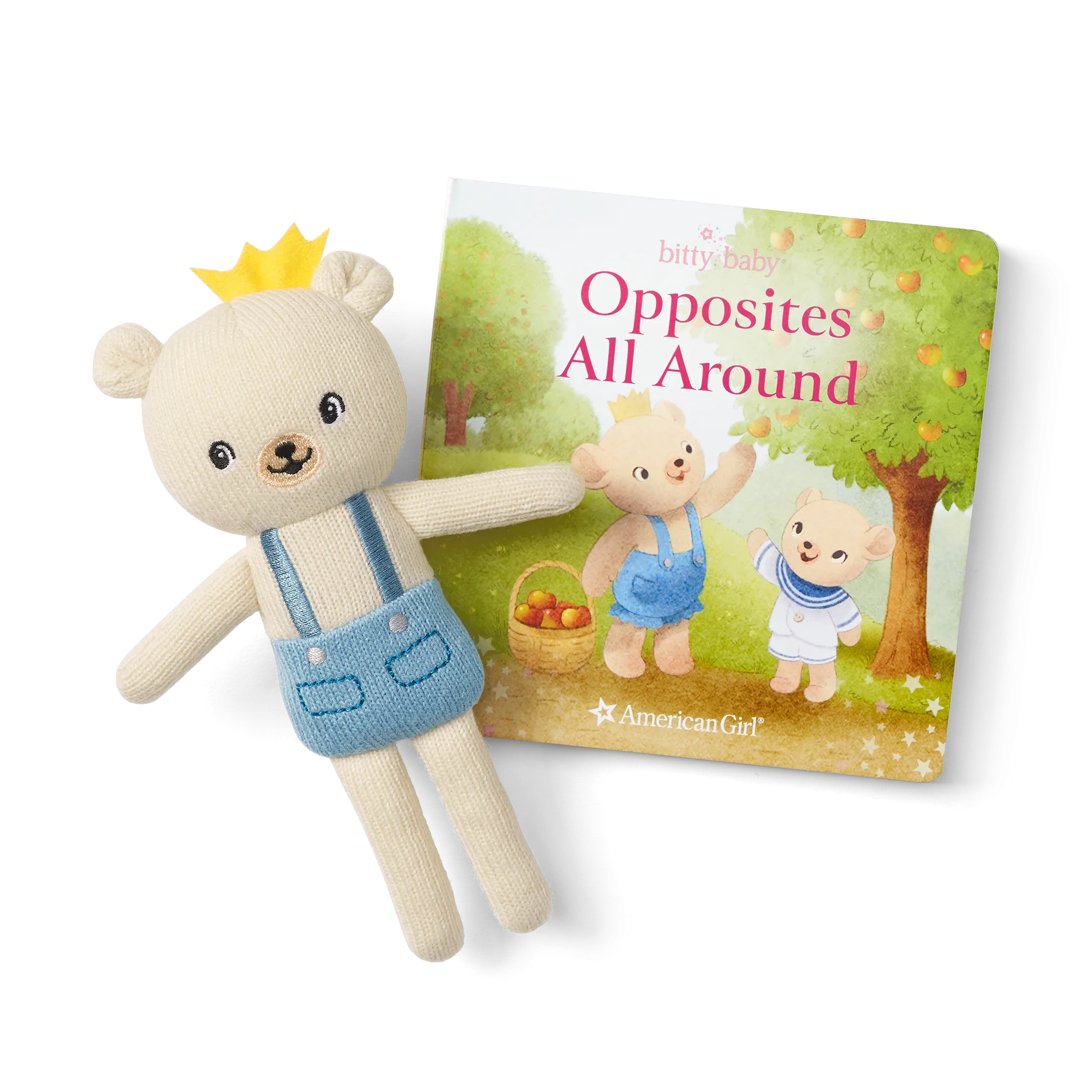 Bitty Baby® Doll #2 in Soft Blue   Bear Friend & Board Book