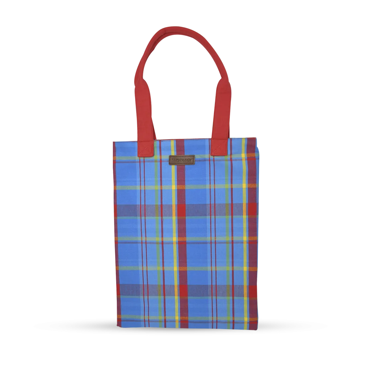 Book Bag - Manic Madras - Blue