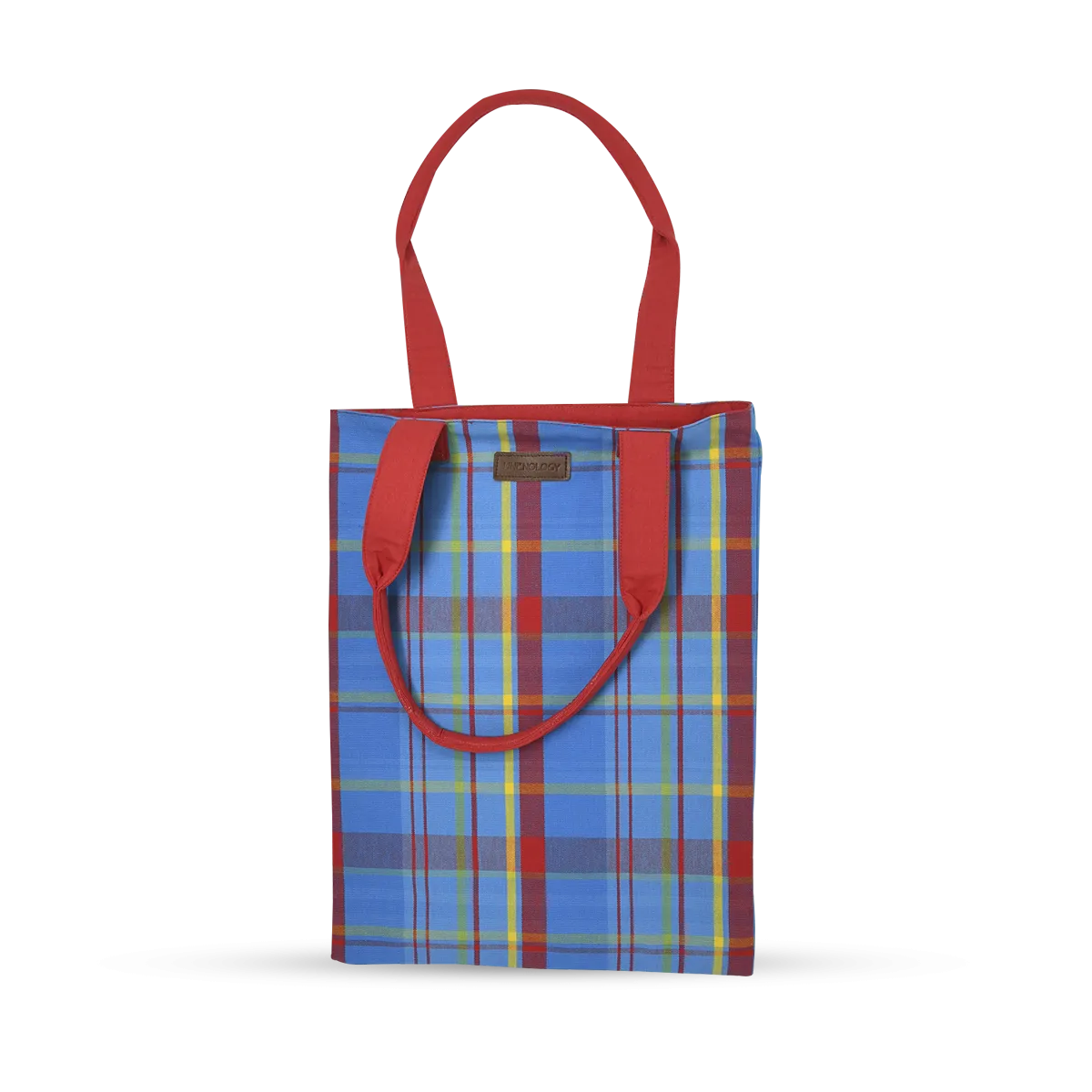 Book Bag - Manic Madras - Blue