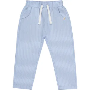 Boys Bottoms  | Blue/White Stripe Cotton Bosun Pants | Me and Henry