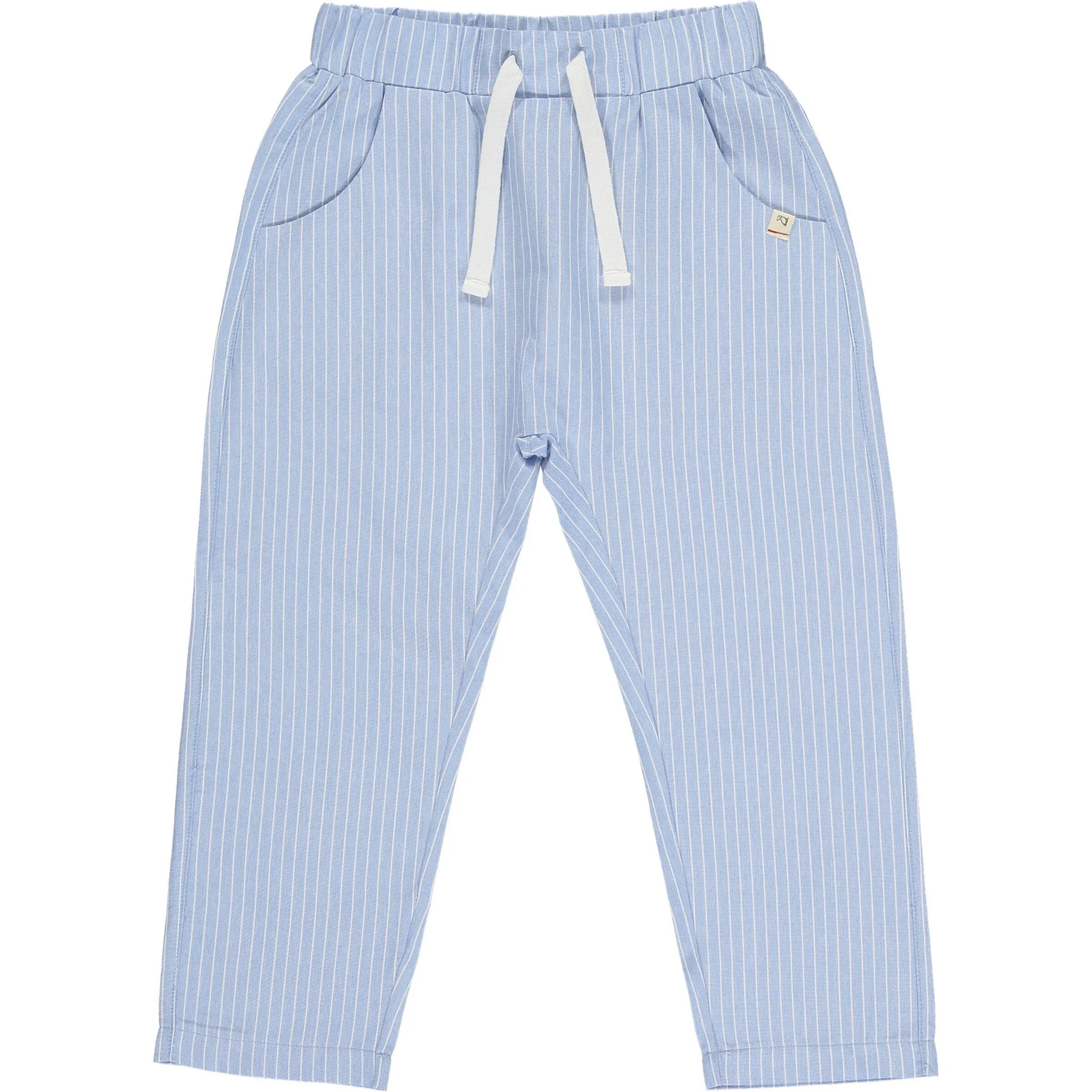 Boys Bottoms  | Blue/White Stripe Cotton Bosun Pants | Me and Henry