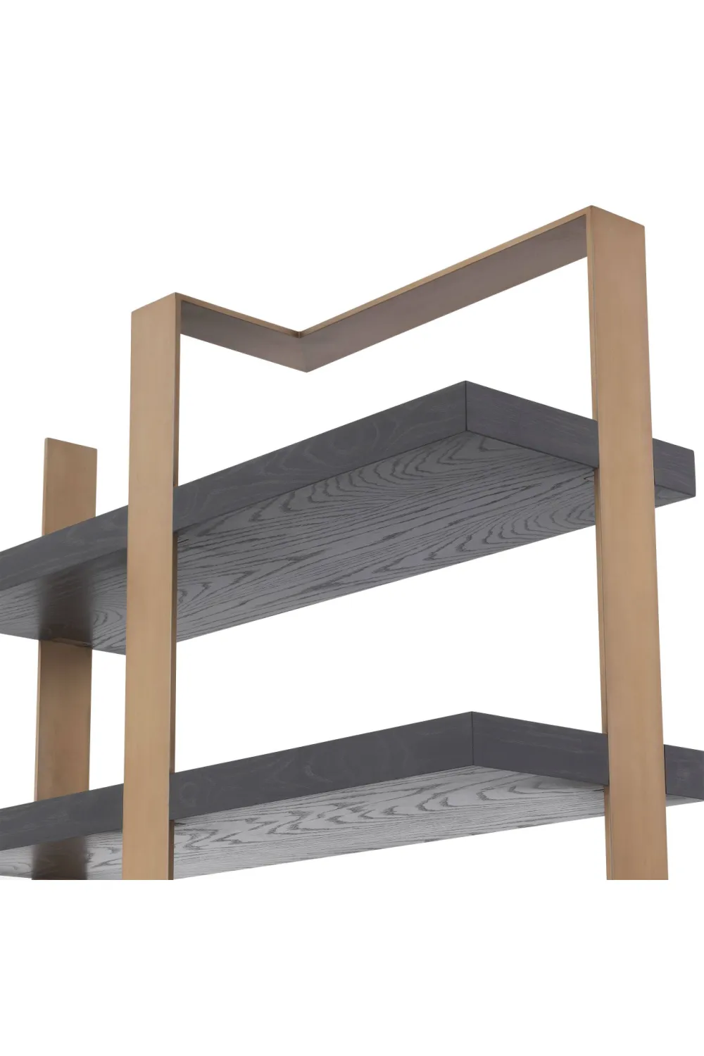 Brass Gray Display Cabinet | Eichholtz Geo