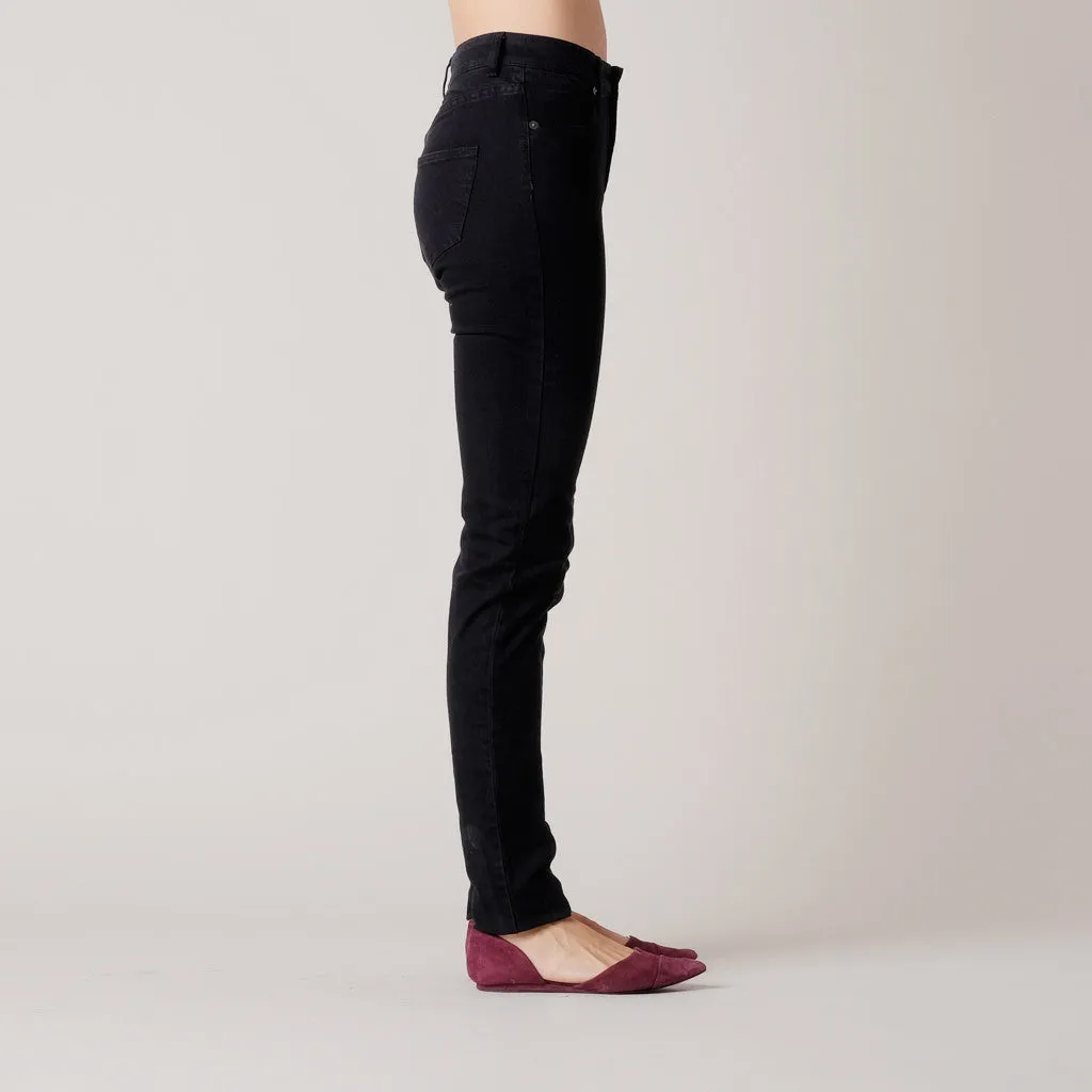 Brooklyn Denim Co. High Rise Skinny Jean - Black