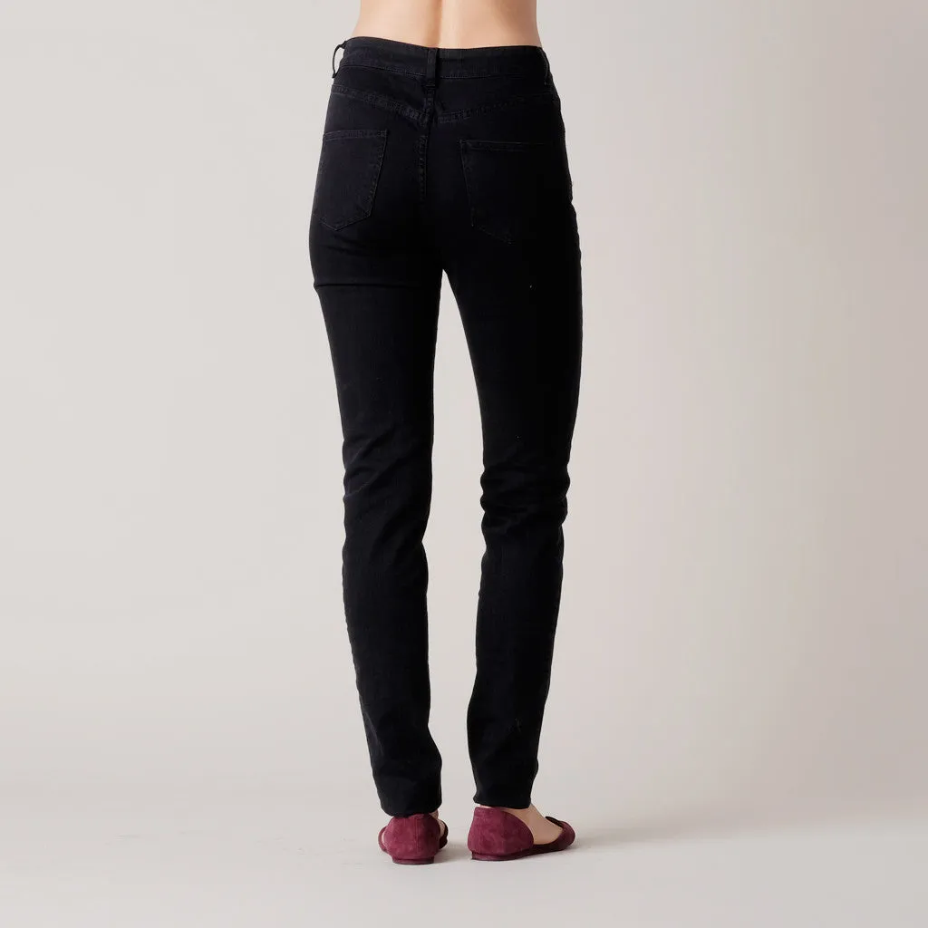 Brooklyn Denim Co. High Rise Skinny Jean - Black