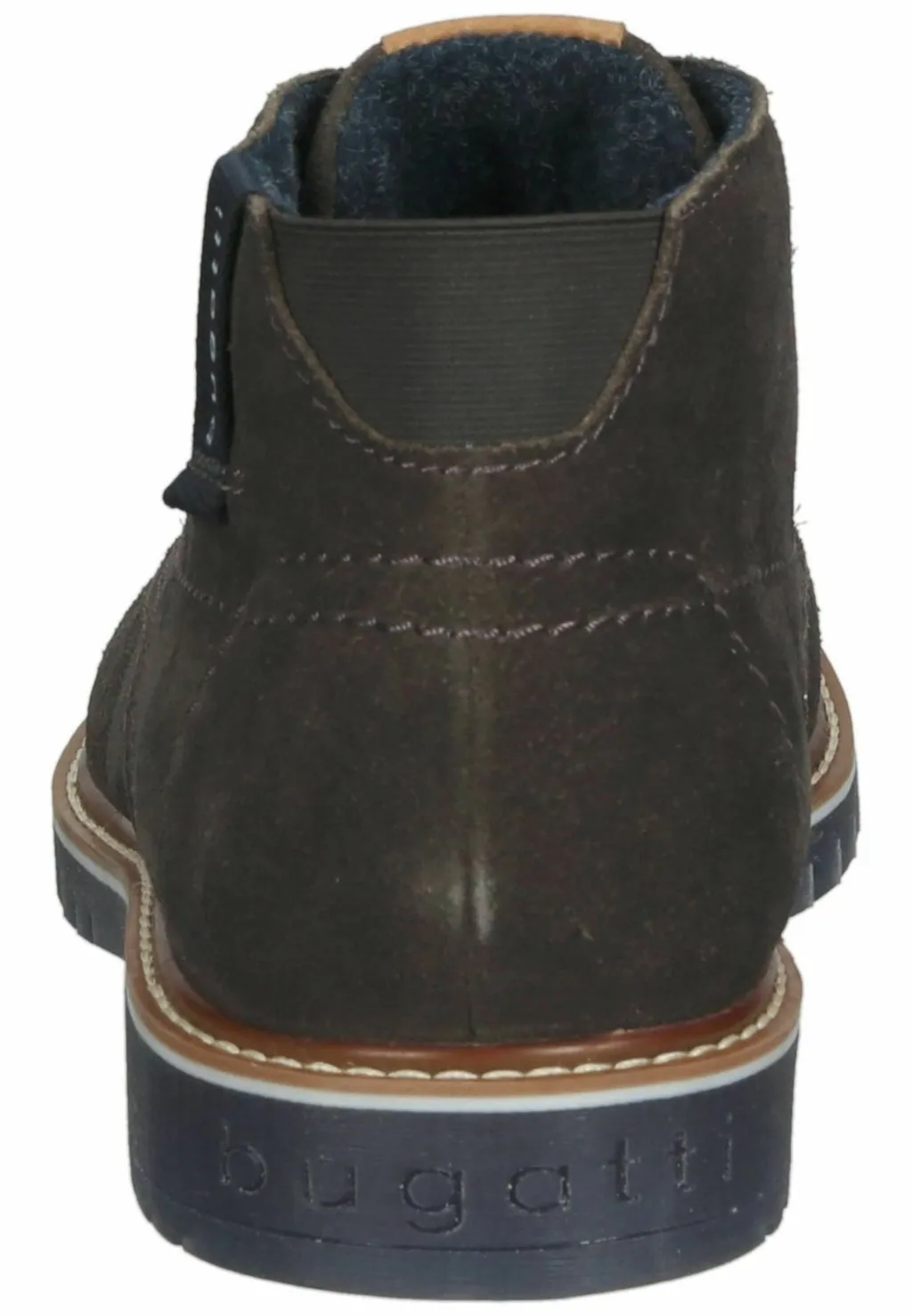 Bugatti lace-up boots, dark gray