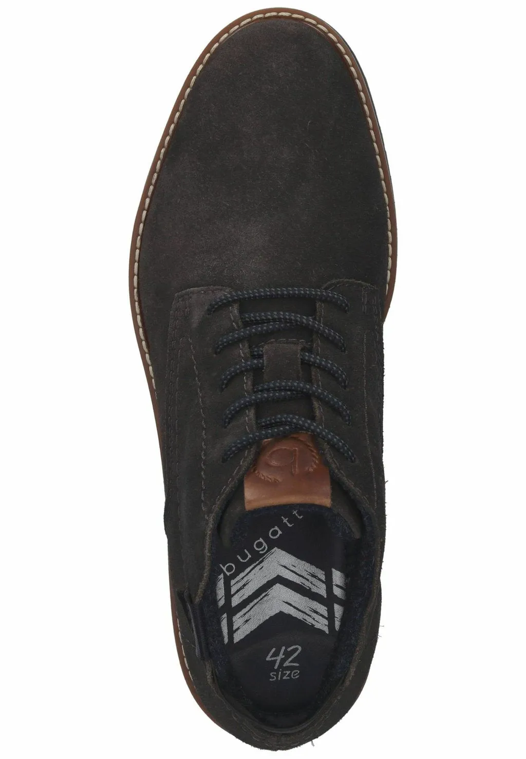 Bugatti lace-up boots, dark gray