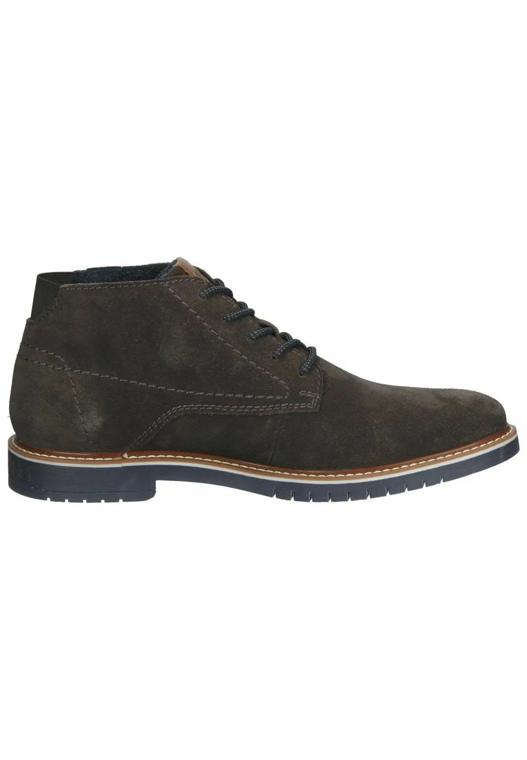 Bugatti lace-up boots, dark gray