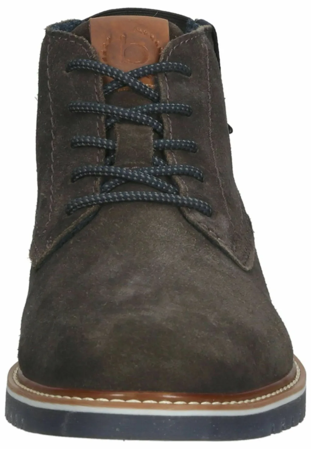Bugatti lace-up boots, dark gray