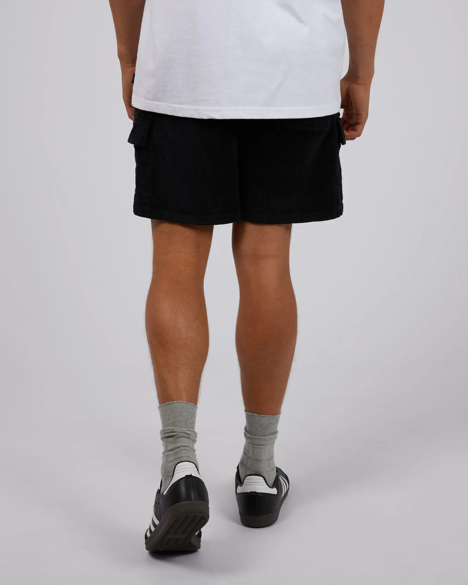 Cargo Cord Short Black