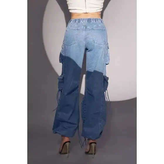 Cargo Go Gone Denim Joggers