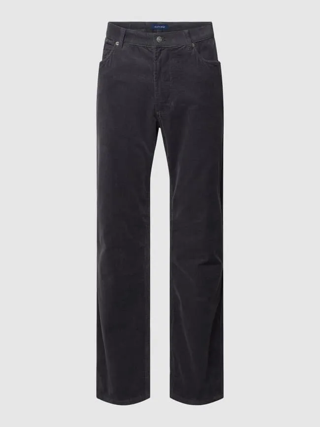 Christian Berg five-pocket trousers, dark gray