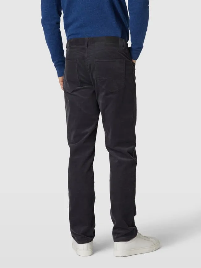 Christian Berg five-pocket trousers, dark gray