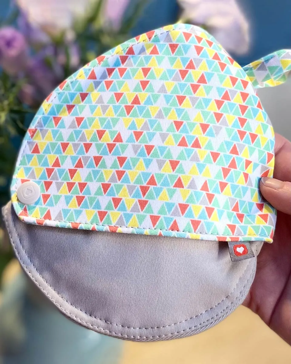 Close Printed Breast Pad Pouch - Pastels
