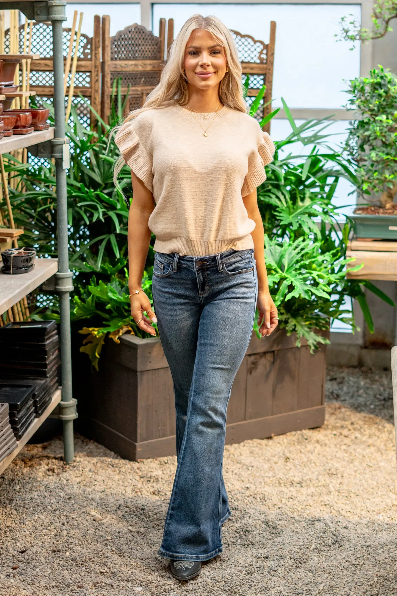 Clover Gean Mid Rise Super Flare