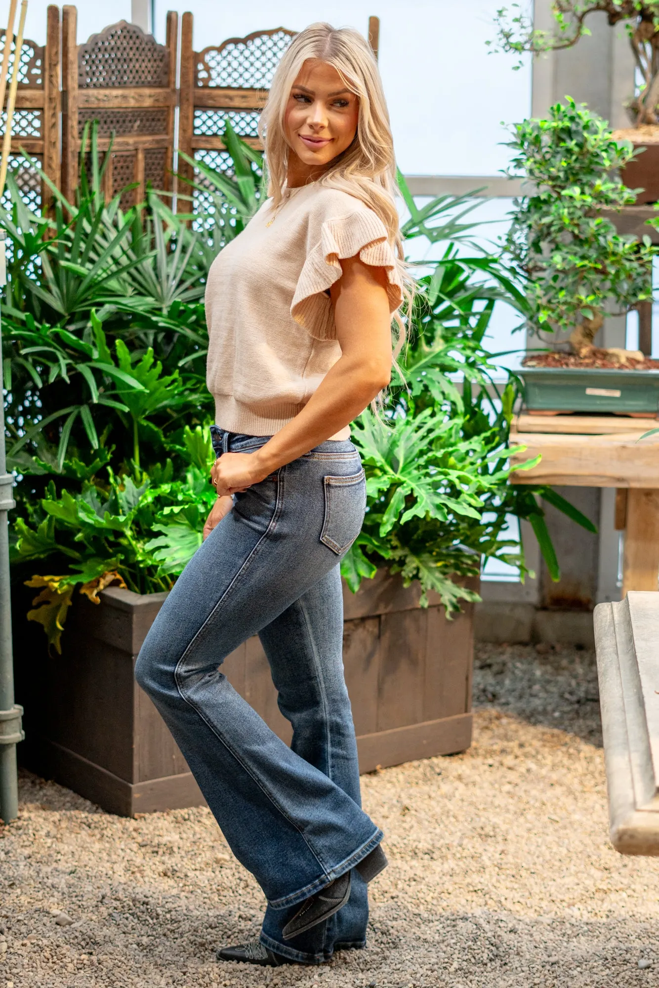 Clover Gean Mid Rise Super Flare