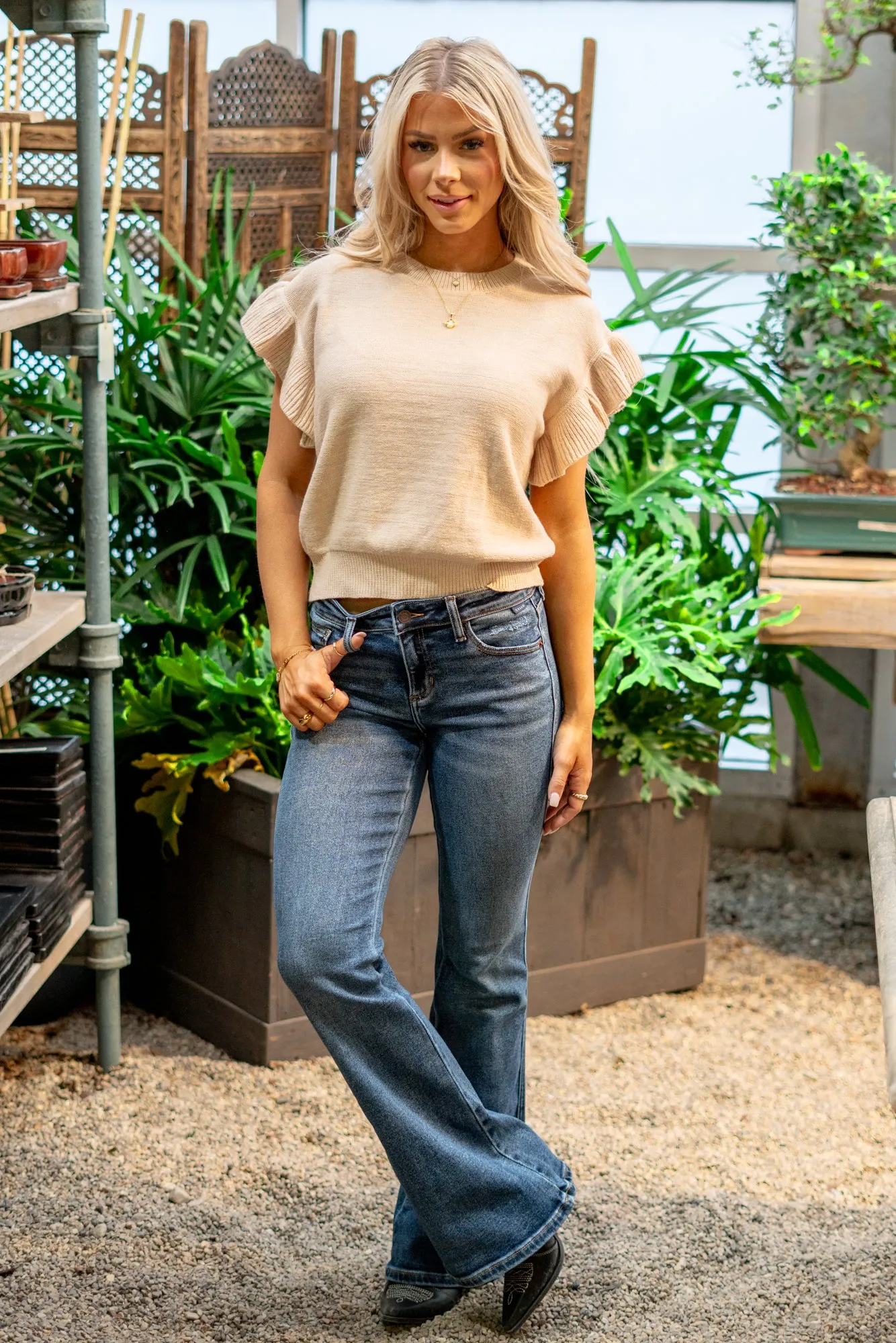 Clover Gean Mid Rise Super Flare