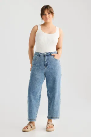 Core Barrel Leg Jean - Light Wash