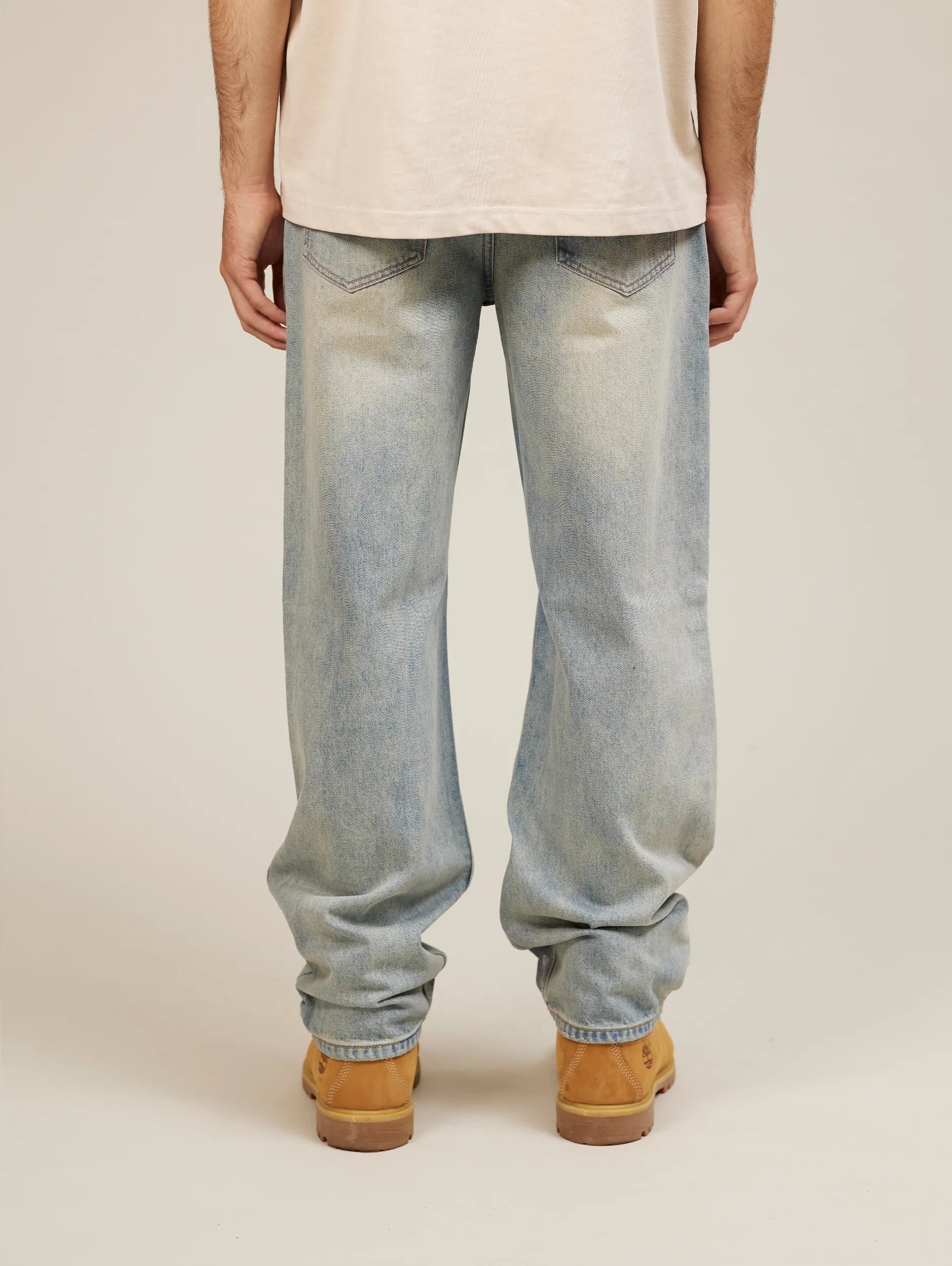 DENIM LIGHT BLUE "PAINTING"