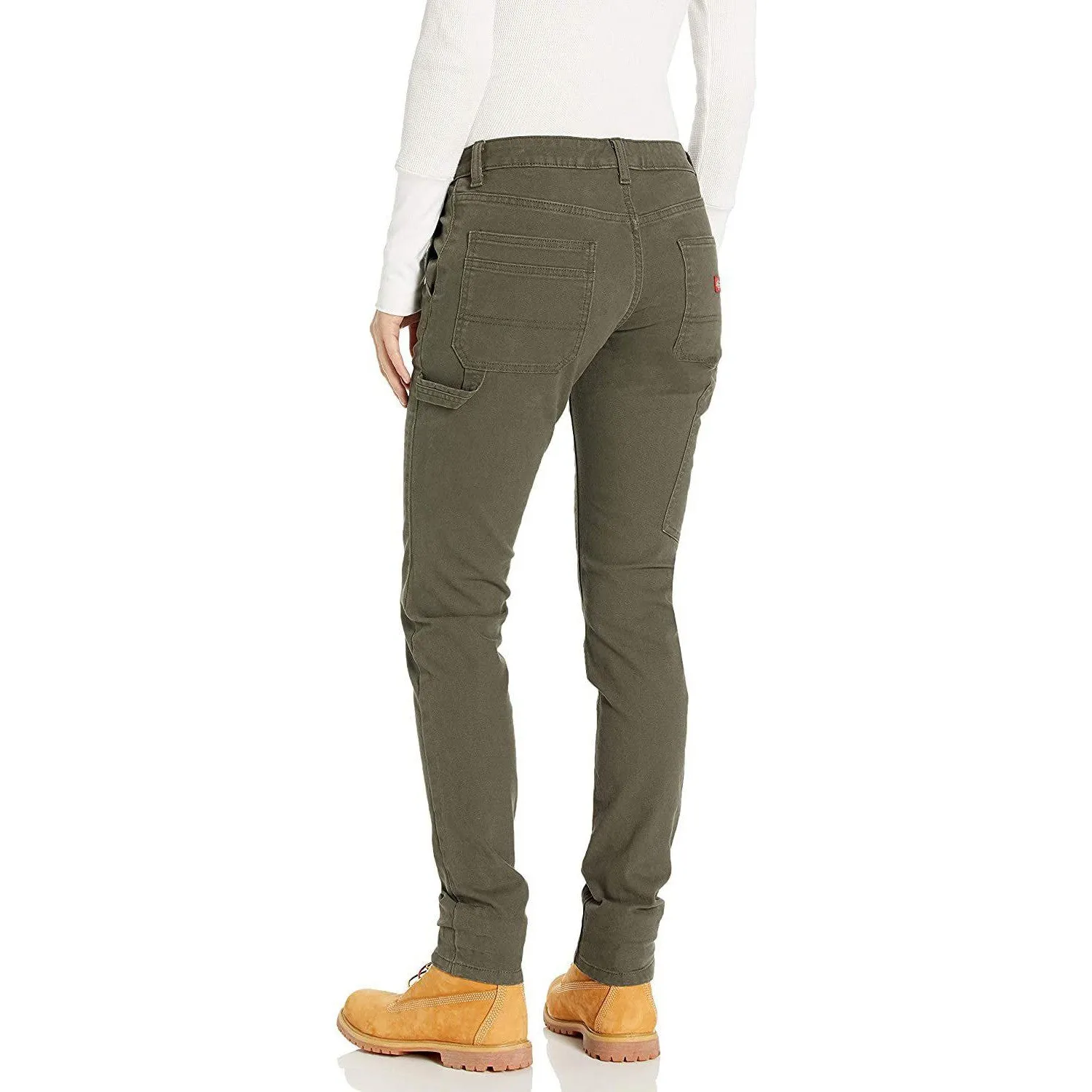 Dickies Women's Slim Straight Stretch Duck Carpenter Pant