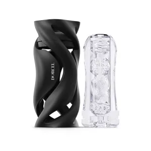Dorcel Deep Throat Black Masturbator - Enhanced Suction