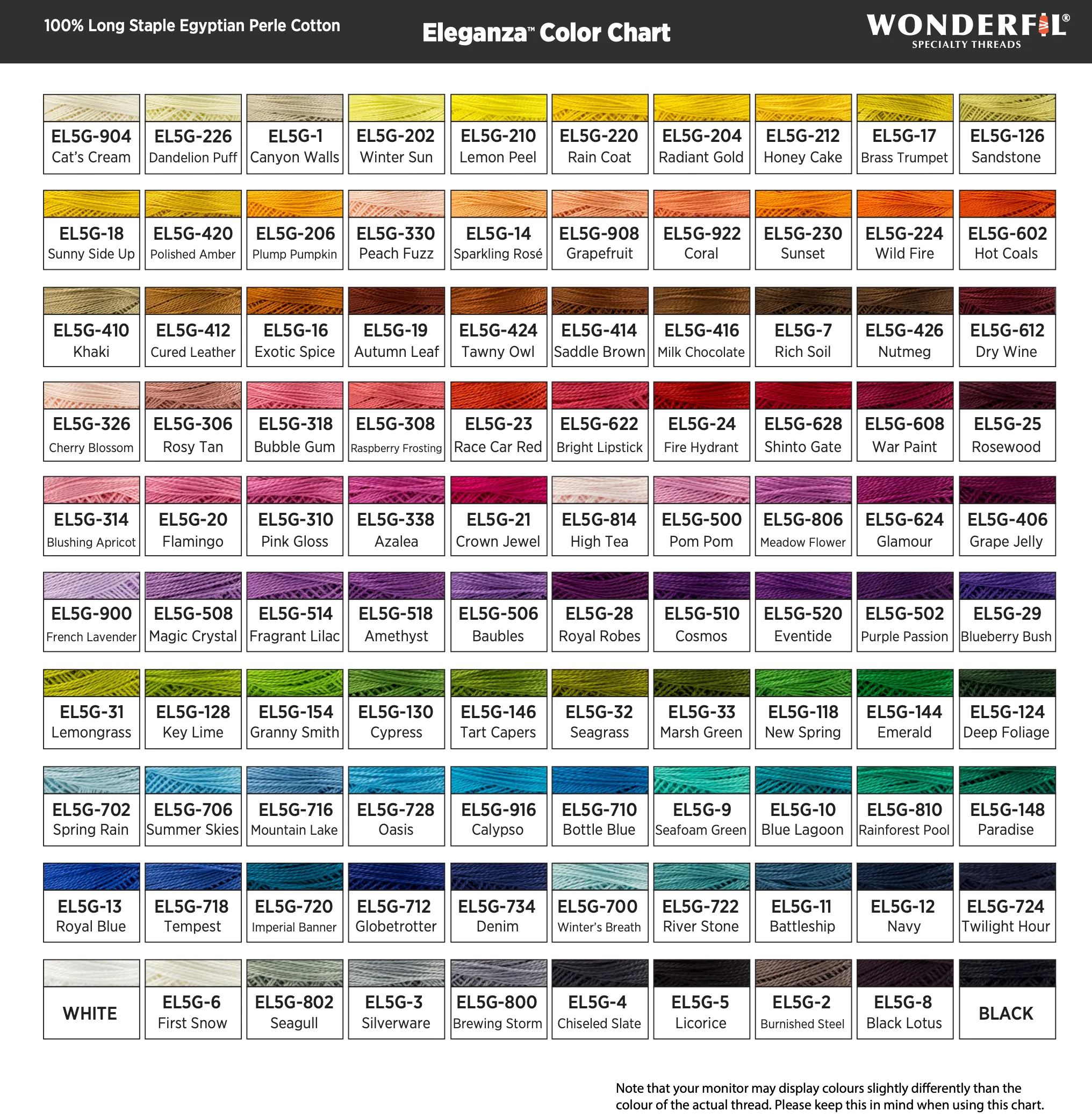 Eleganza #8 Perle Cotton by WonderFil | EL5G-128 Key Lime | 5 grams