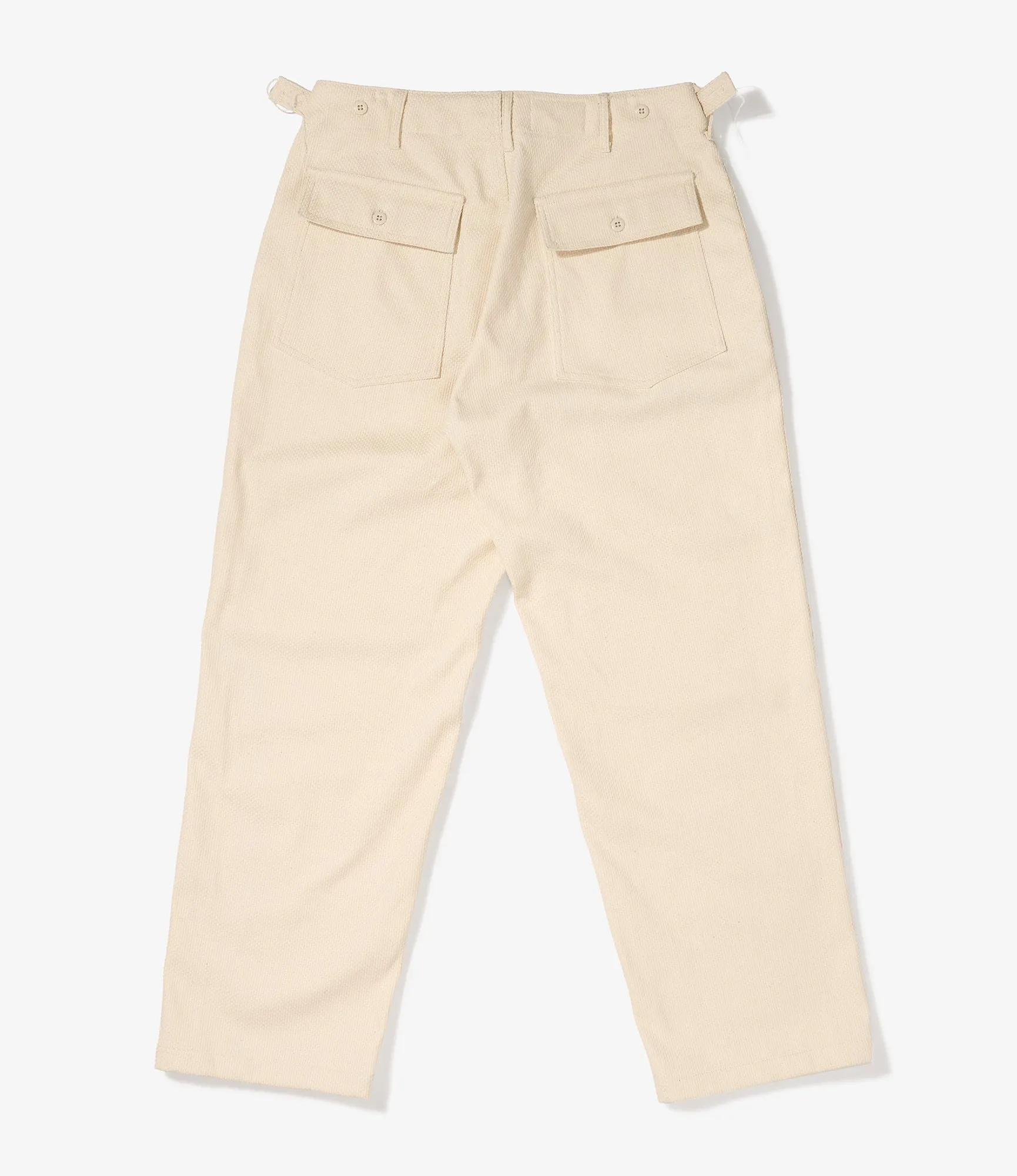 Fatigue Pant – Ecru Heavy Basketweave