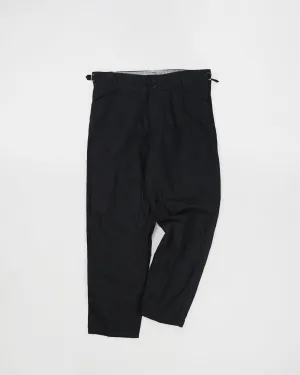 French China Work Pants / Black