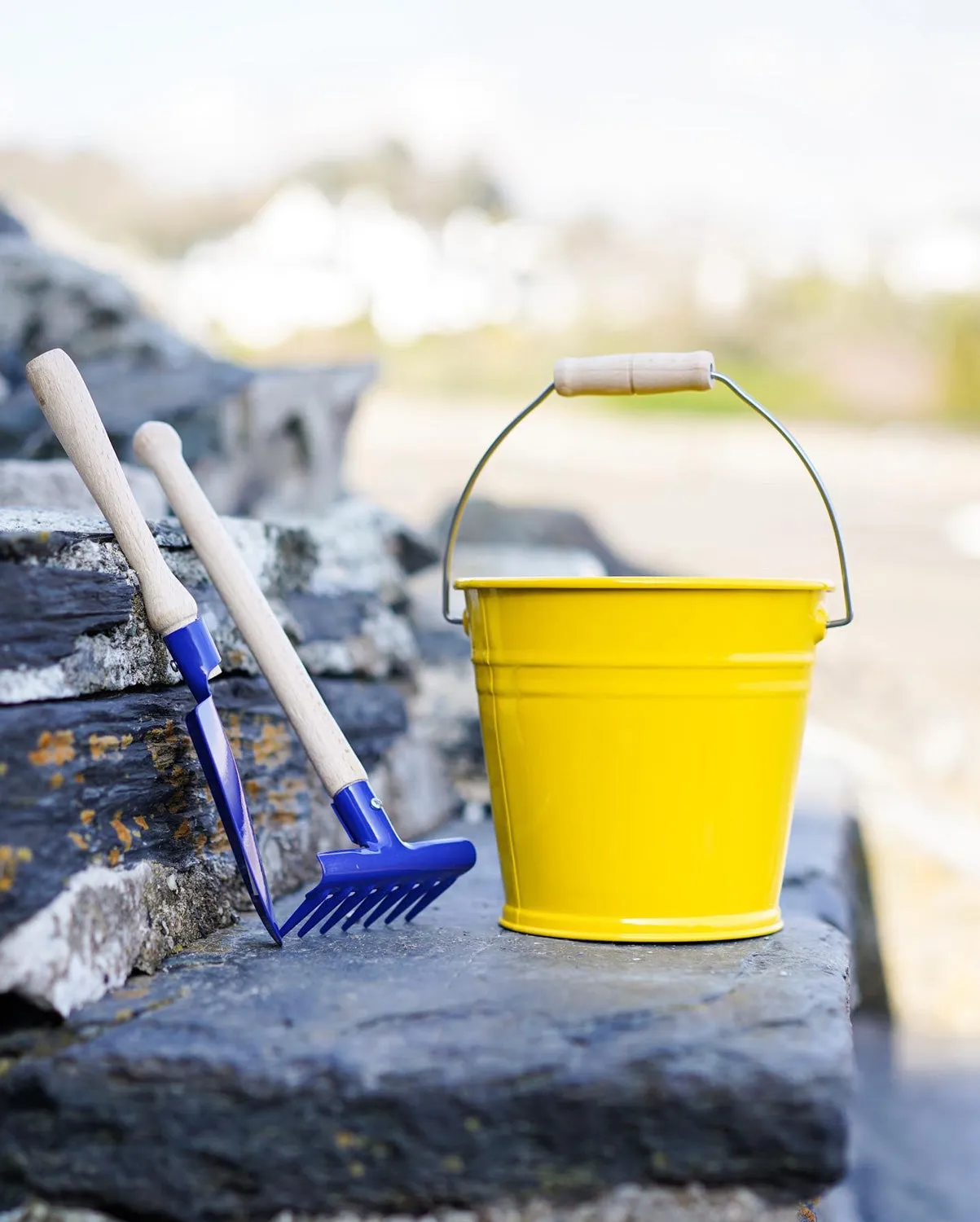 Glückskäfer Blue Metal Bucket