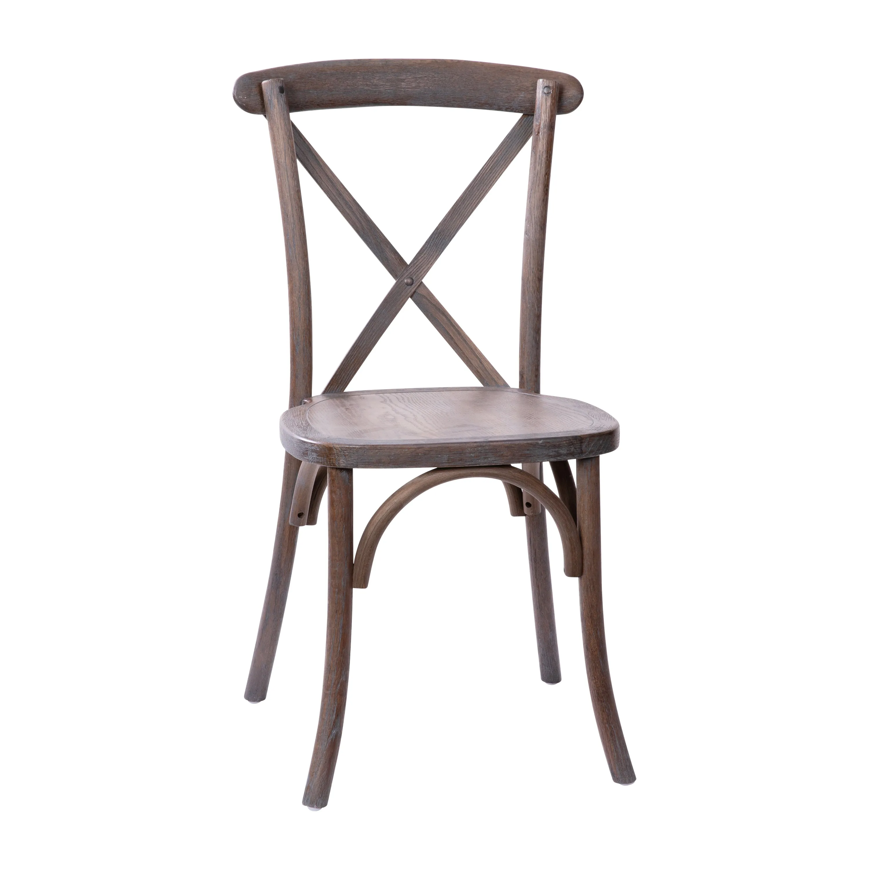 Grayed Driftwood X-Back Chair X-BACK-BURDRIFT