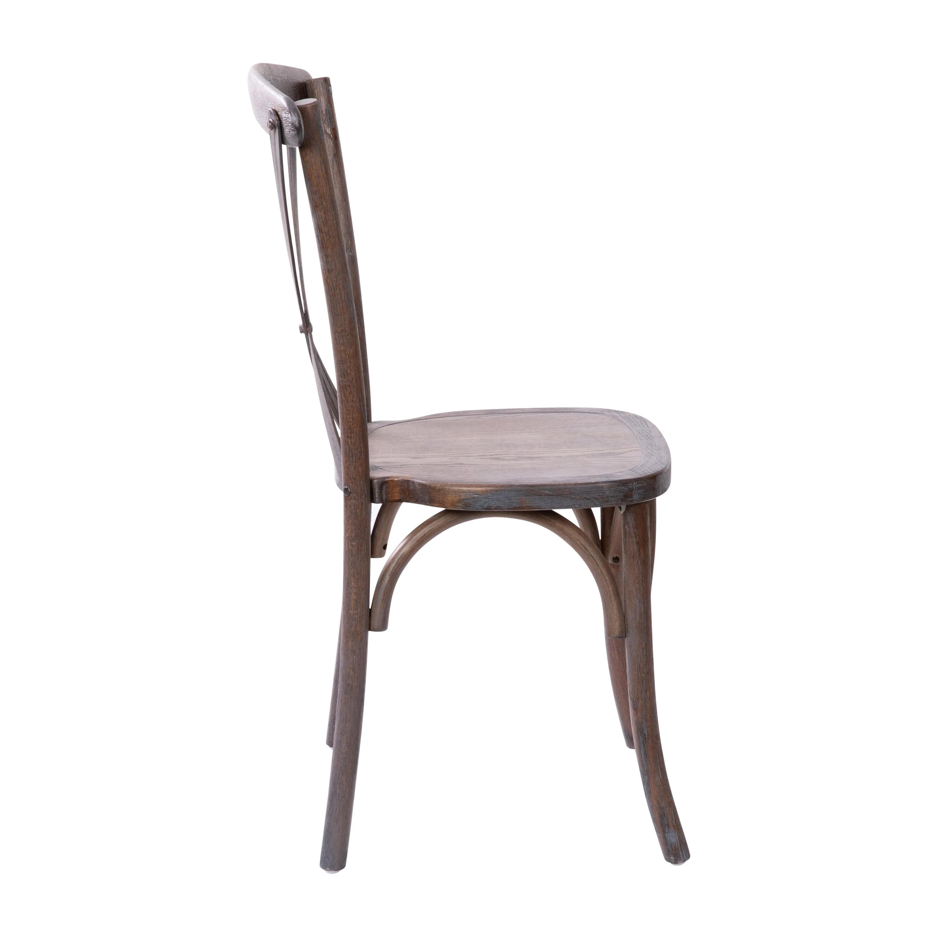 Grayed Driftwood X-Back Chair X-BACK-BURDRIFT