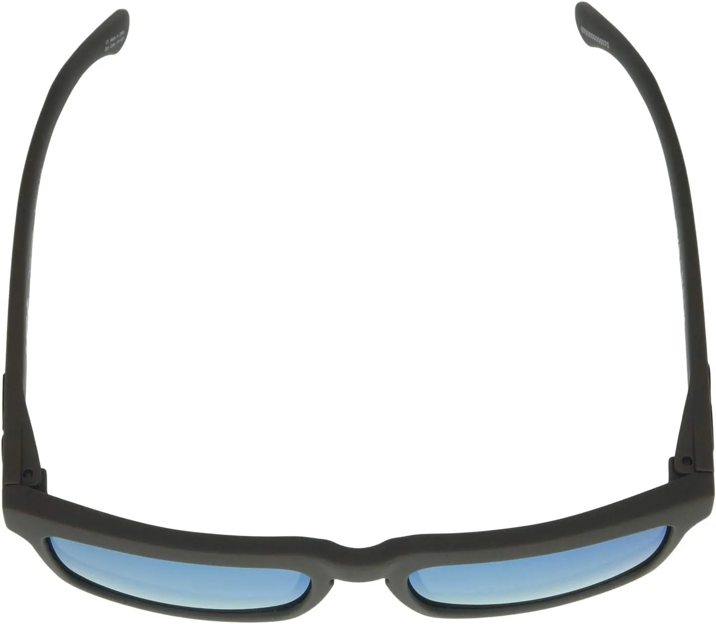 Helm Spy Optic Sunglasses, Soft Matte Dark Gray/HD Plus Gray Green Polar/Light Blue Spectr