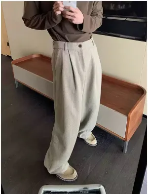 Hua Straight Loose Casual Pants
