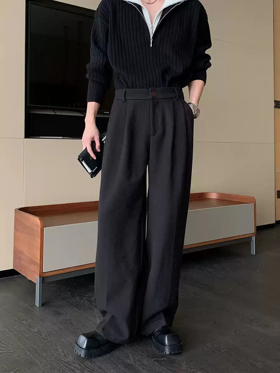 Hua Straight Loose Casual Pants