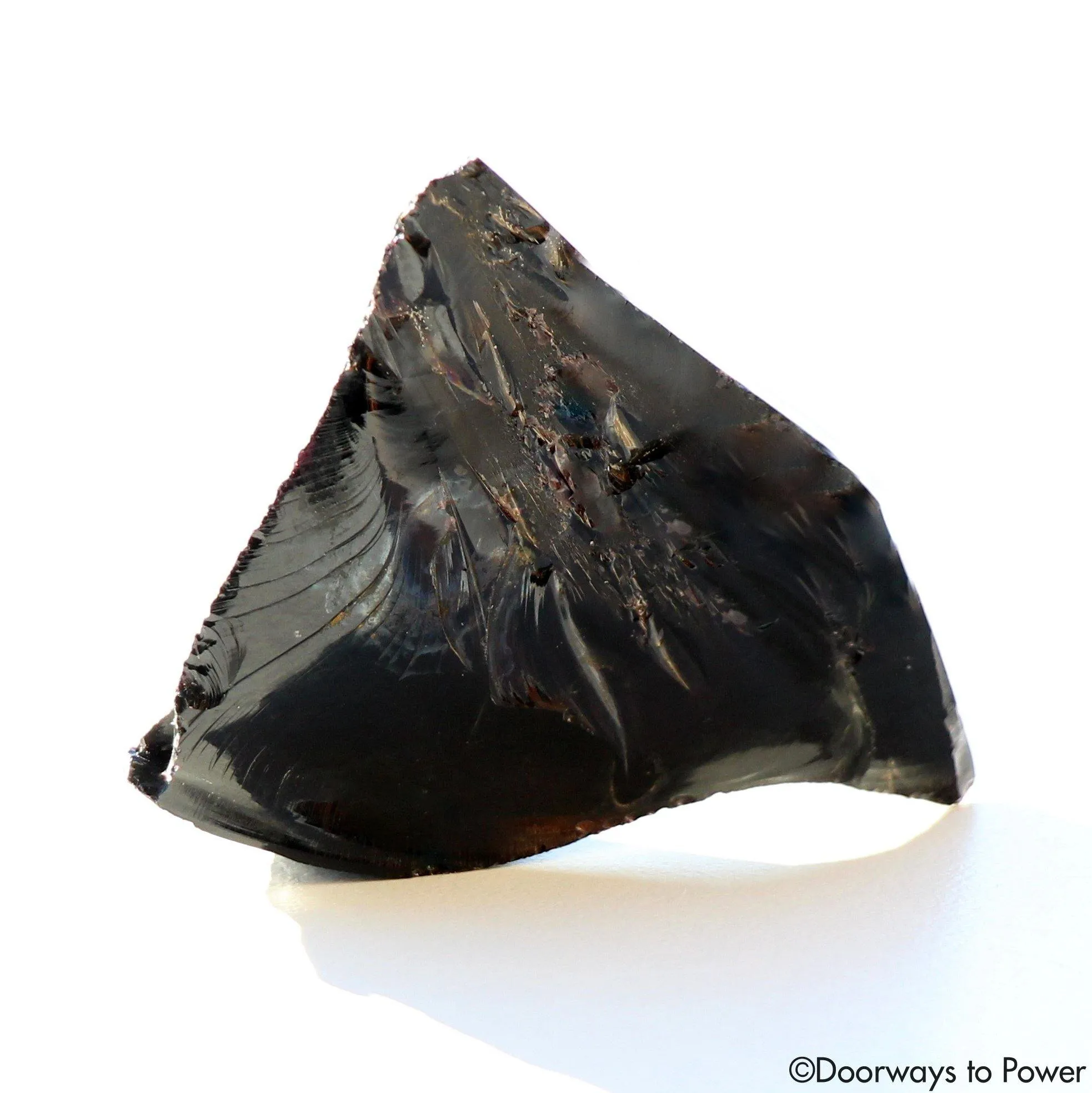 Iridium Black Monatomic Andara Crystal 'Transmitting the Christ Light'