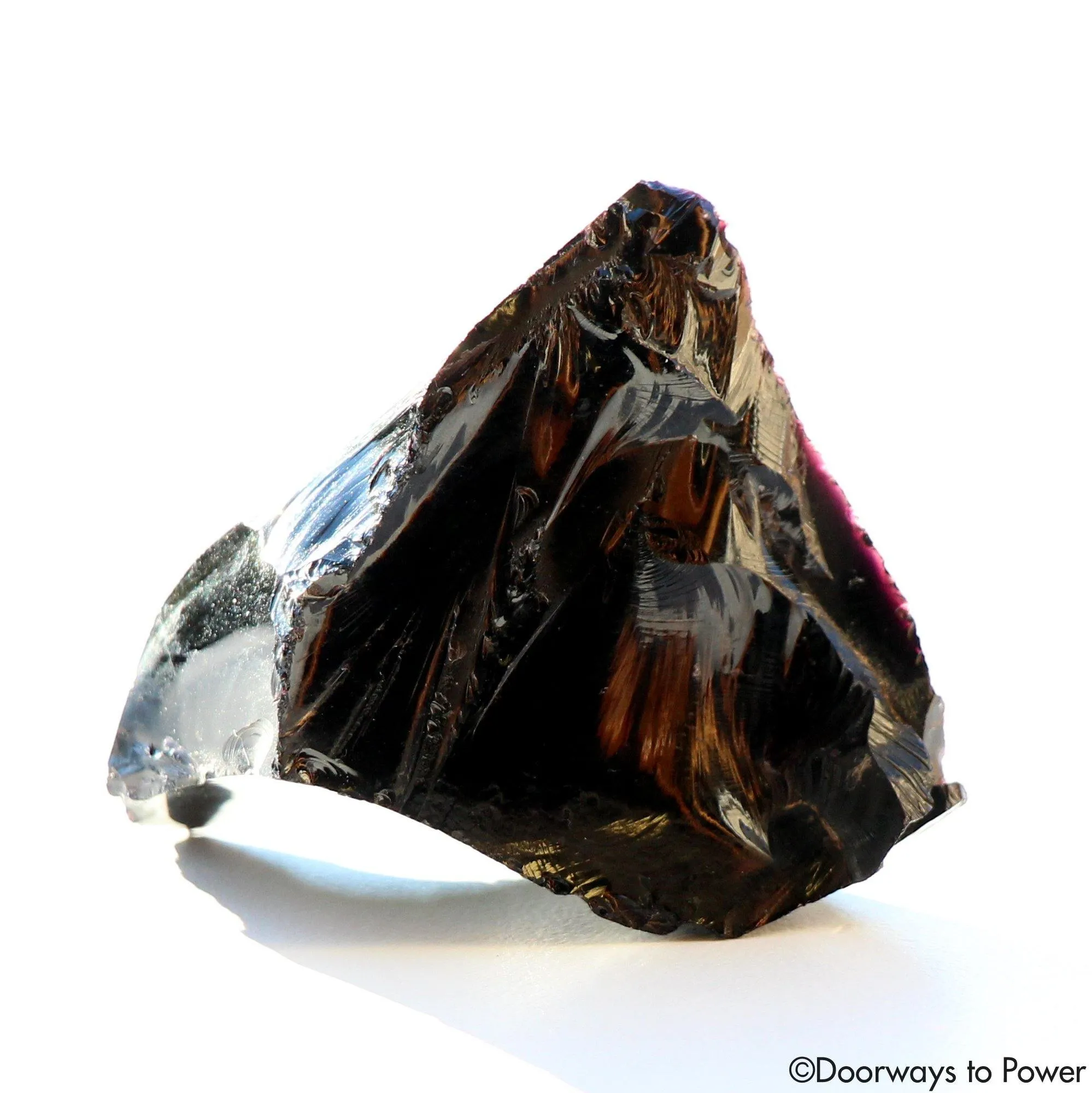 Iridium Black Monatomic Andara Crystal 'Transmitting the Christ Light'