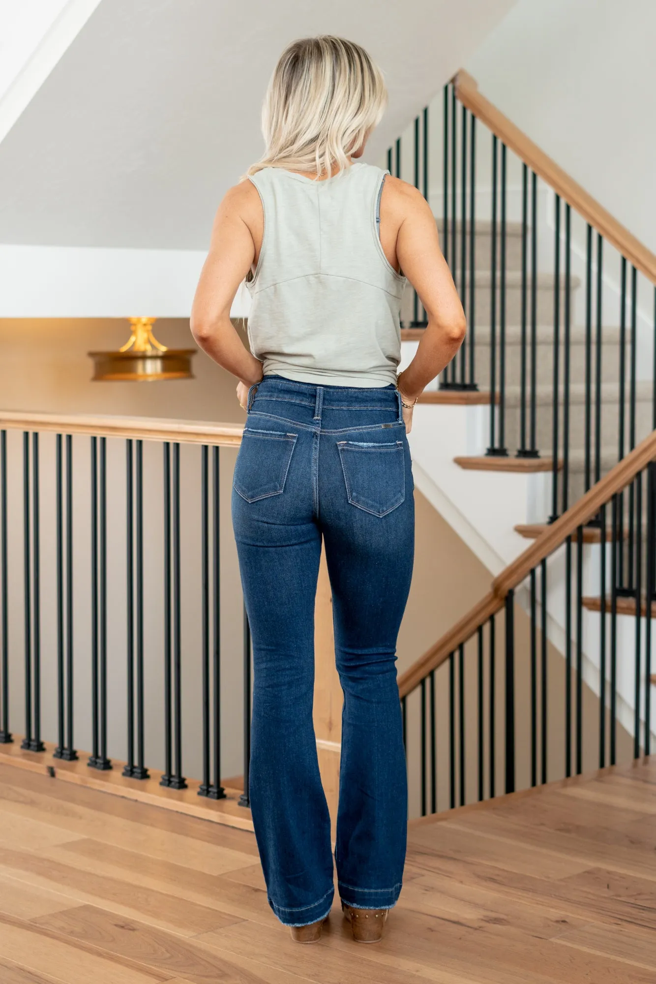 Isla High Rise Wide Hem Bootcut