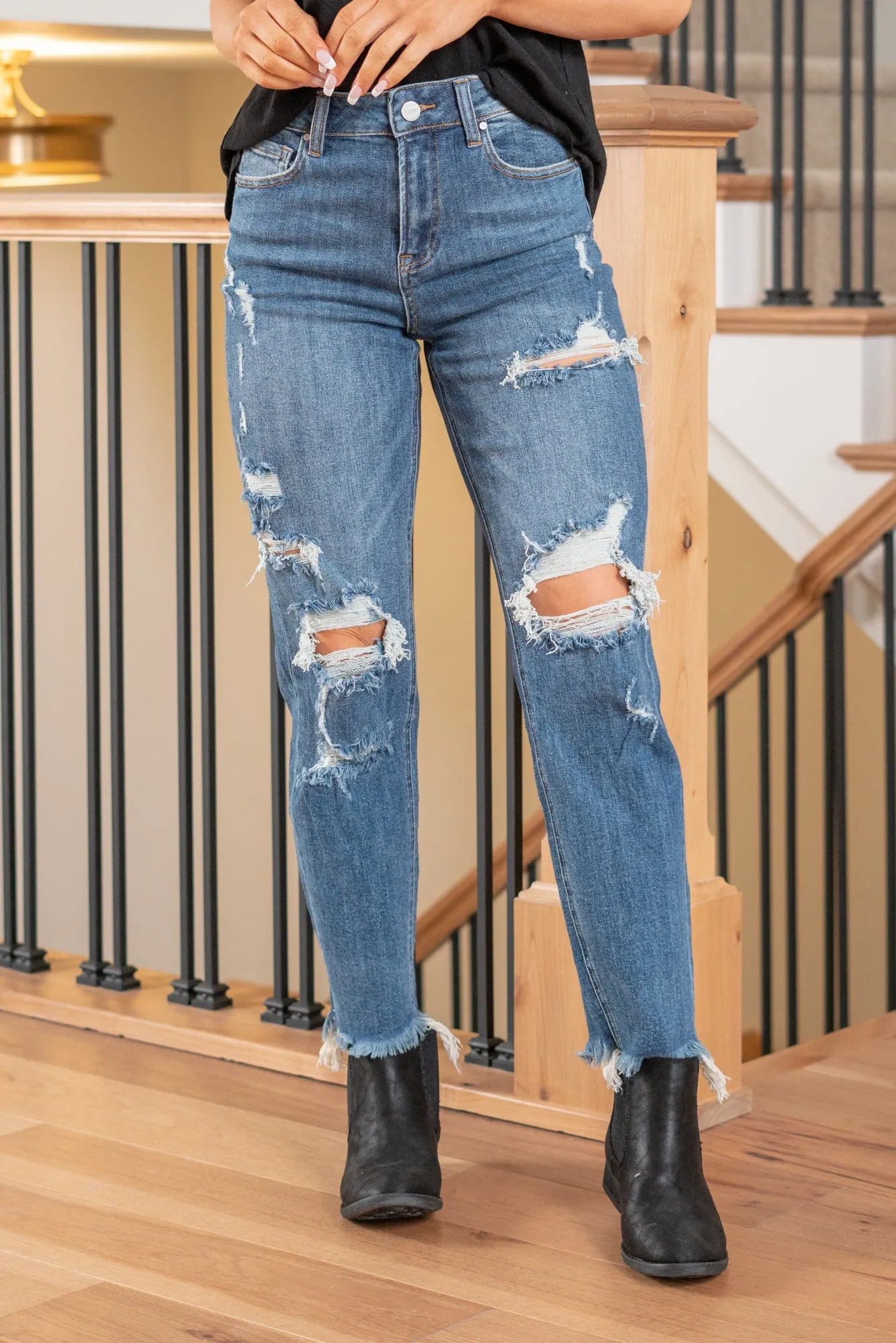 Josephine High Rise Girlfriend Jeans