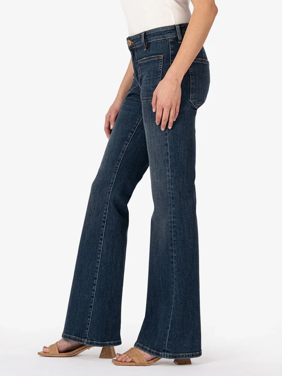 Kut Jeans : Ana Flare with Patch Pockets