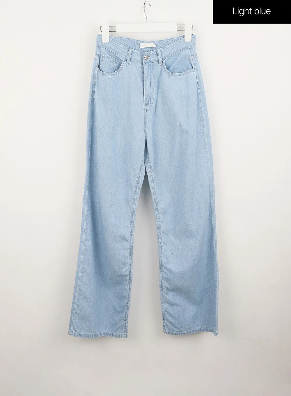 Light Wash Baggy Jeans OU327
